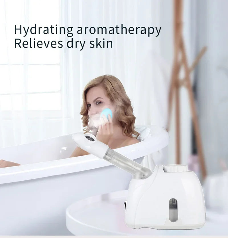 Facial Steamer Home Spa Skin Care Whitening Warm Mist Humidifier for Face Deep Cleaning Sprayer Beauty Skin Care Device