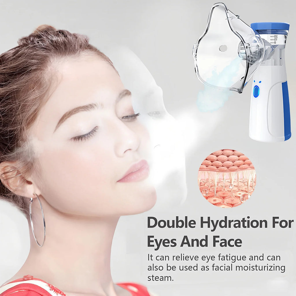 Facial Steamer Smart Hot Mist Face Steamer Home Sauna Face Humidifier Atomizer for Women Men Moisturizing Unclogs Pores