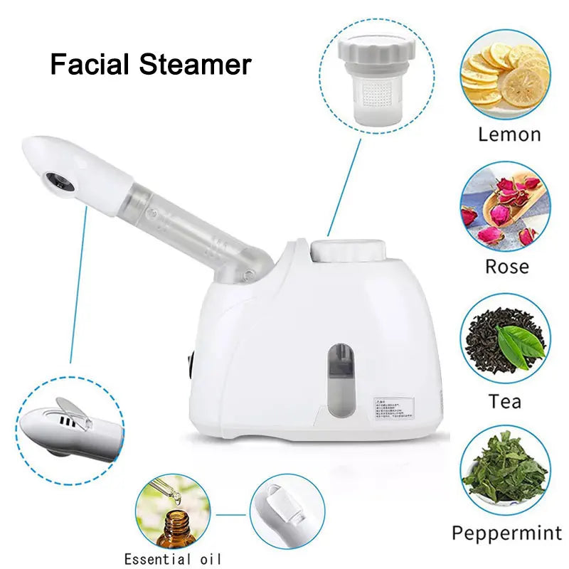 Facial Steamer Home Spa Skin Care Whitening Warm Mist Humidifier for Face Deep Cleaning Sprayer Beauty Skin Care Device