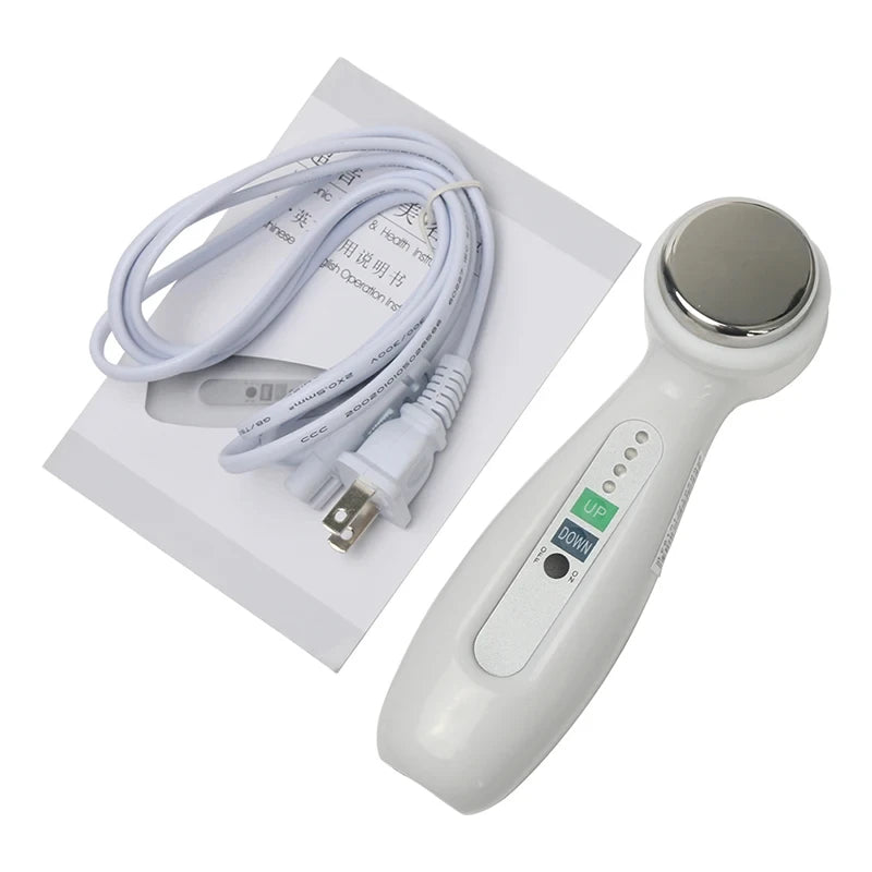 1Mhz Cavitation Ultrasonic Facial Cleaner Body Slimming Spa Skin Tightening Lifting Anti-Acne Wrinkle Removal Massager Beauty