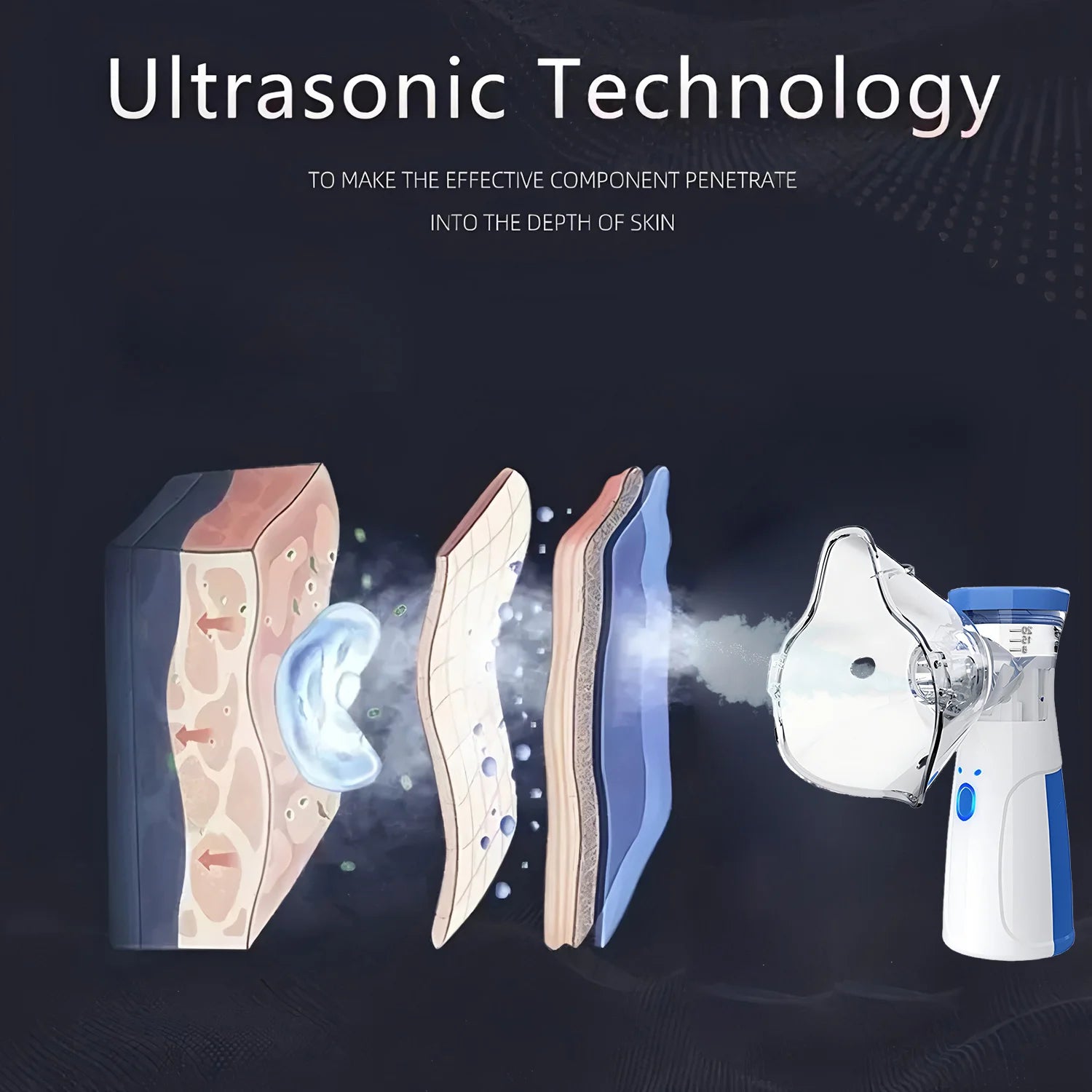 Facial Steamer Smart Hot Mist Face Steamer Home Sauna Face Humidifier Atomizer for Women Men Moisturizing Unclogs Pores